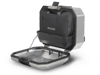 SHAD TR36 Terra right aluminium pannier 35 litre waterproof motorcycle side case with lock system and mesh restraint