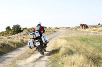 SHAD TR36 Terra right aluminium pannier 35 litre waterproof motorcycle side case with lock system and mesh restraint