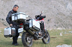 SHAD TR36 Terra right aluminium pannier 35 litre waterproof motorcycle side case with lock system and mesh restraint_10