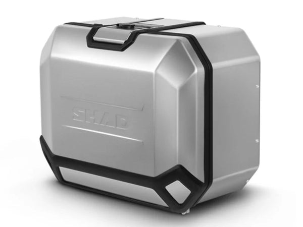 SHAD TR47 Terra left aluminium pannier 47 litre waterproof motorcycle side case for touring and adventure use