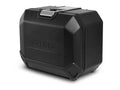 SHAD TR47 Terra black left aluminium pannier 47 litre waterproof motorcycle side case with scratch resistant finish