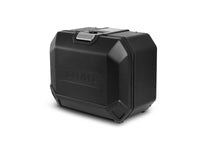 SHAD TR47 Terra black left aluminium pannier 47 litre waterproof motorcycle side case with scratch resistant finish