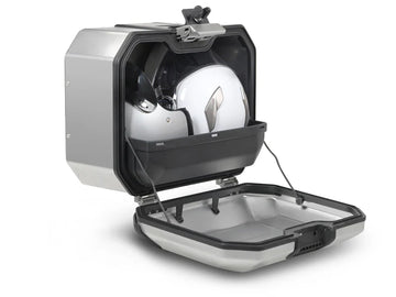 SHAD TR47 Terra left aluminium pannier 47 litre waterproof motorcycle side case for touring and adventure use_2