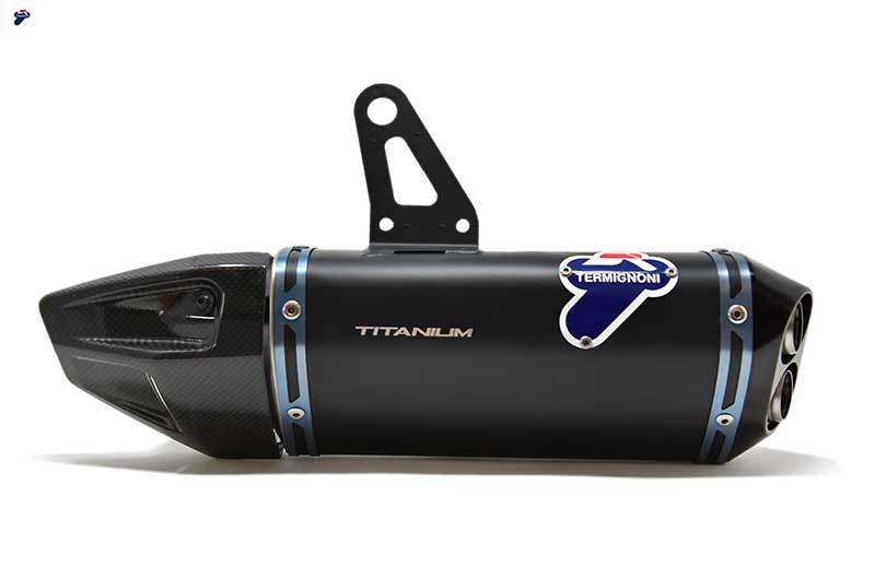 Termignoni D199 Black Titanium Silencers Ducati Streetfighter V4 / S 2020-24 - Motorcycle Performance Store