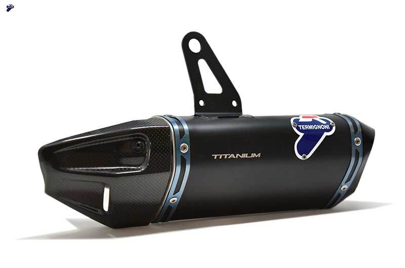 Termignoni D199 Black Titanium Silencers Ducati Streetfighter V4 / S 2020-24 - Motorcycle Performance Store