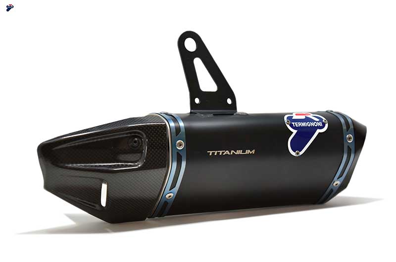 Termignoni D199 Black Titanium Decat Silencers - Ducati Streetfighter V4 / S 2020-23 - Motorcycle Performance Store 