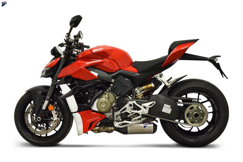 Termignoni Titanium Decat Silencers Ducati Streetfighter V4 / S 2020-24 - Motorcycle Performance Store