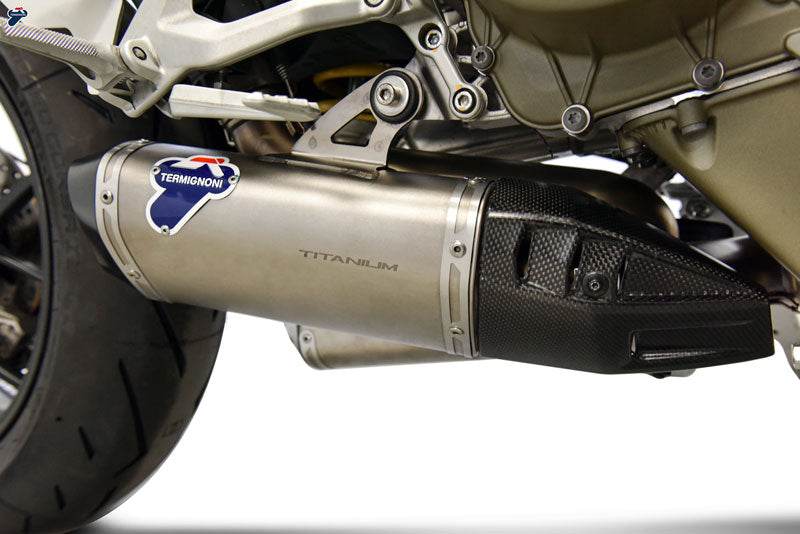 Termignoni Titanium Decat Silencers Ducati Streetfighter V4 / S 2020-24 - Motorcycle Performance Store