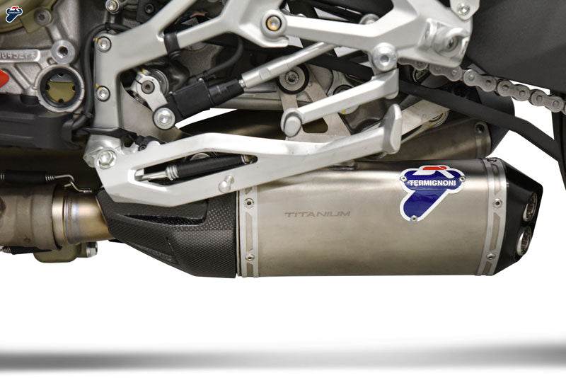 Termignoni Titanium Decat Silencers Ducati Streetfighter V4 / S 2020-24 - Motorcycle Performance Store