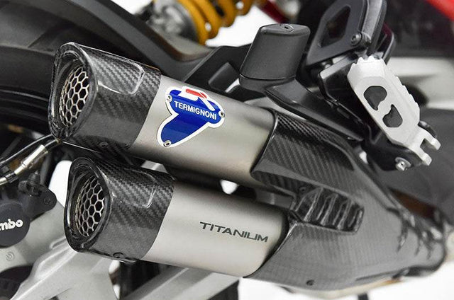 Termignoni Twin Silencer Kit - Ducati Multistrada V4 / S 2021-24 - Motorcycle Performance Store