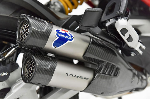 Termignoni Twin Silencer Kit - Ducati Multistrada V4 / S 2021-24 - Motorcycle Performance Store 