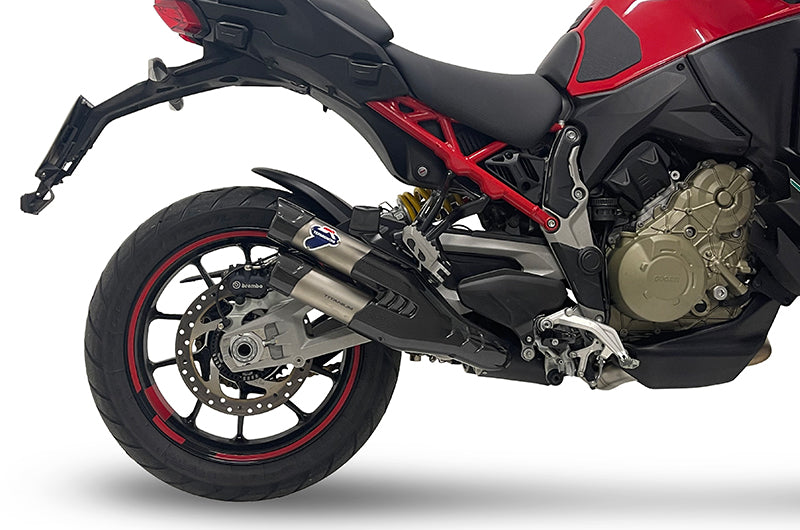 Termignoni Twin Racing System - Ducati Multistrada V4 / S 2021-24 - Motorcycle Performance Store 