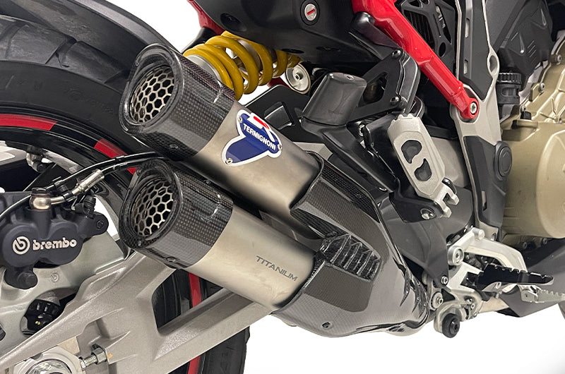 Termignoni Twin Racing System - Ducati Multistrada V4 / S 2021-24 - Motorcycle Performance Store 