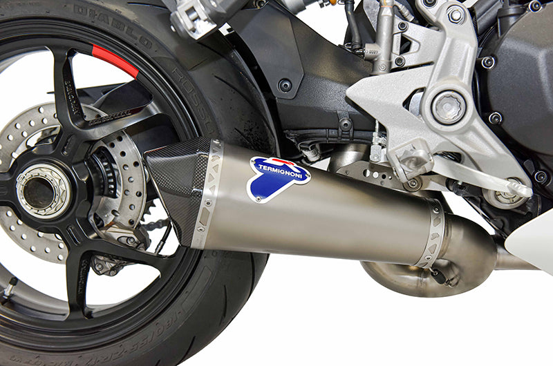 Termignoni Titanium Racing Silencer Ducati Supersport 950 2021-24 - Motorcycle Performance Store 