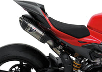 Termignoni underseat racing exhaust system for Ducati Panigale V4 2025-26 track-only performance exhaust