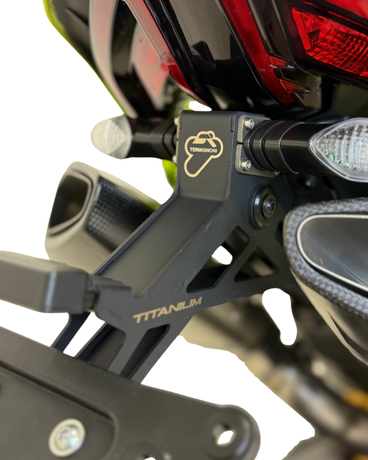 Termignoni Black Titanium Tail Tidy Ducati Panigale V4 2025
