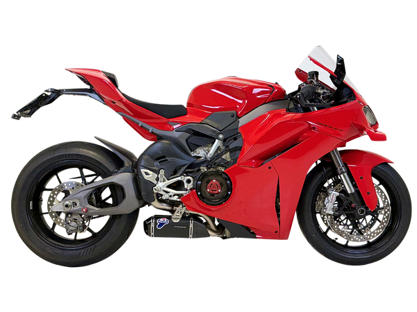 Termignoni Black Titanium Underbelly Silencers Ducati Panigale V4 (R/S) 2025-26