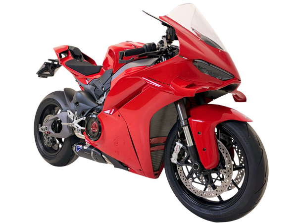 Termignoni Black Titanium Underbelly Silencers Ducati Panigale V4 (R/S) 2025-26