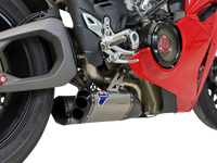 Silenziosi sottoscocca in titanio Termignoni Ducati Panigale V4 (R/S) 2025-26