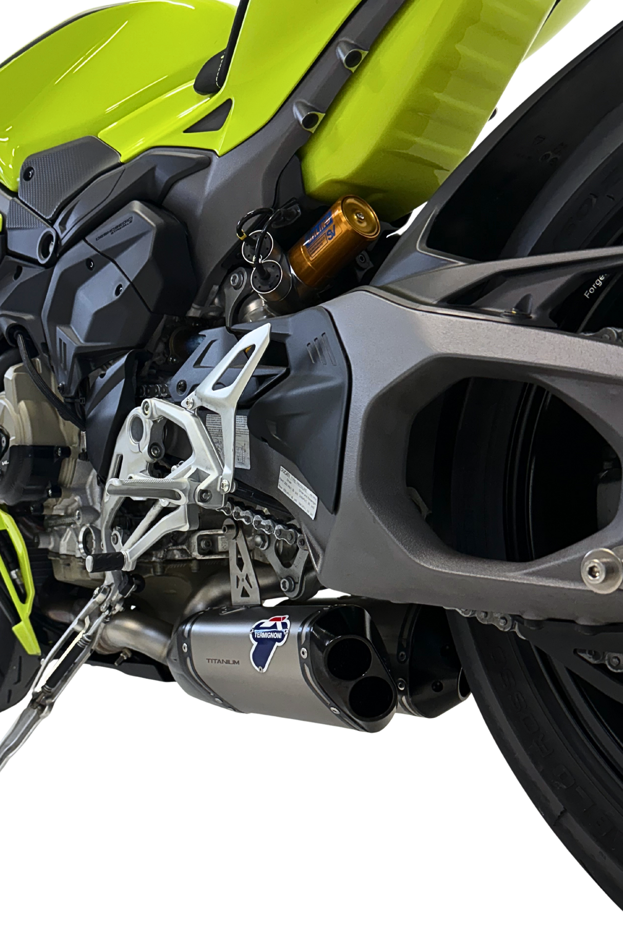Termignoni Titanium Underbelly Silencers Ducati Streetfighter V4 2025