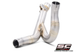 SC Project Decat Link Pipe Ducati Desert-X 2022-24 - Motorcycle Performance Store 