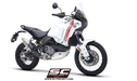 SC Project Rally Raid Titanium Silencer Ducati Desert-X 2022-24 - Motorcycle Performance Store 