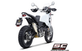 SC Project Rally Raid Titanium Silencer Ducati Desert-X 2022-24 - Motorcycle Performance Store 