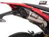 SC Project S1 Titanium Underseat Silencers Ducati Hypermotard 698 2024 - Motorcycle Performance Store 