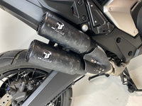Ixrace DC2 Dual Silencers Honda X-ADV 750 2017-24 - Slip on Silencer