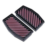 DNA performance dual cotton air filters with sealed frames designed for BMW R1300GS airbox installation_1