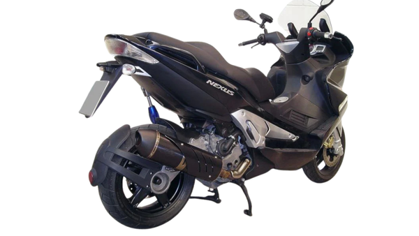 G&G G+G Black Slip-On Silencer Gilera Nexus 500 2004-13 Slip on Silencer