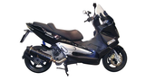 G+G Black Slip-On Silencer Gilera Nexus 500 2004-13