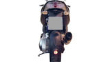 G+G Black Slip-On Silencer Gilera Nexus 500 2004-13