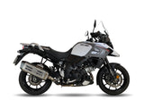 Ixil Mega Xtrem Trail Silencer for the Suzuki DL1050 V-Strom, Available at Motorcycle Performance Stores.