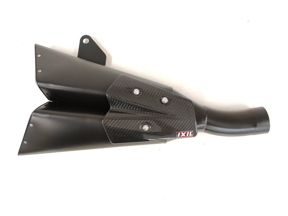 Ixil Dual Black Slash Cone Xtrem Silencer for the Ducati Monster 821_1
