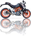 IXIL X55 Slash Cut INOX Slip on Silencer - KTM Duke 390 2013-16 - Motorcycle Performance Store 