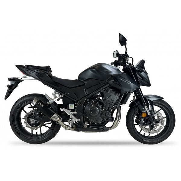 IXIL Sport Xtrem Black Silencer for Honda CB500F and CB500X in Black Stainless Steel
