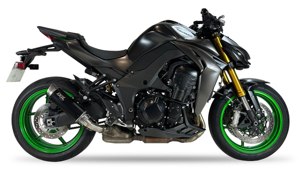 Ixil Sport Xtrem black silencer for Kawasaki Z1100 SE 2026 GP style road legal exhaust