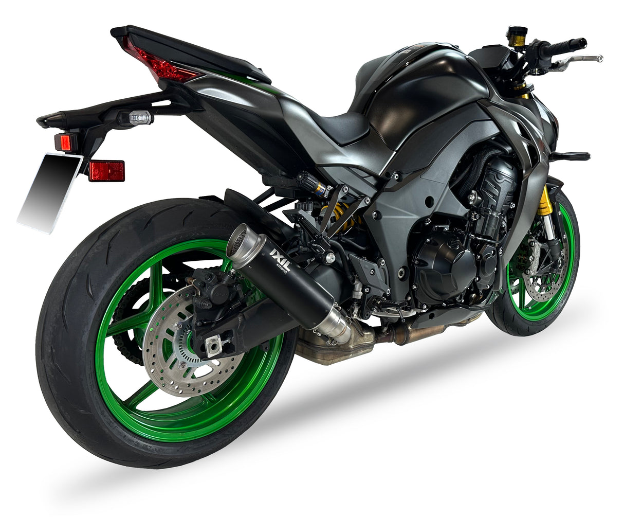 Ixil Sport Xtrem black silencer for Kawasaki Z1100 SE 2026 GP style road legal exhaust_1
