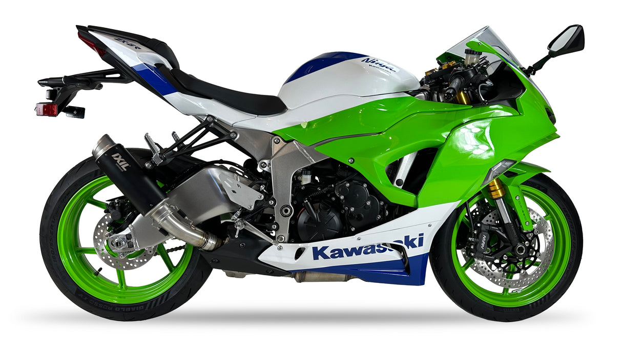Silenciador Ixil Sport Xtrem Negro Kawasaki ZX-6R 2024-26