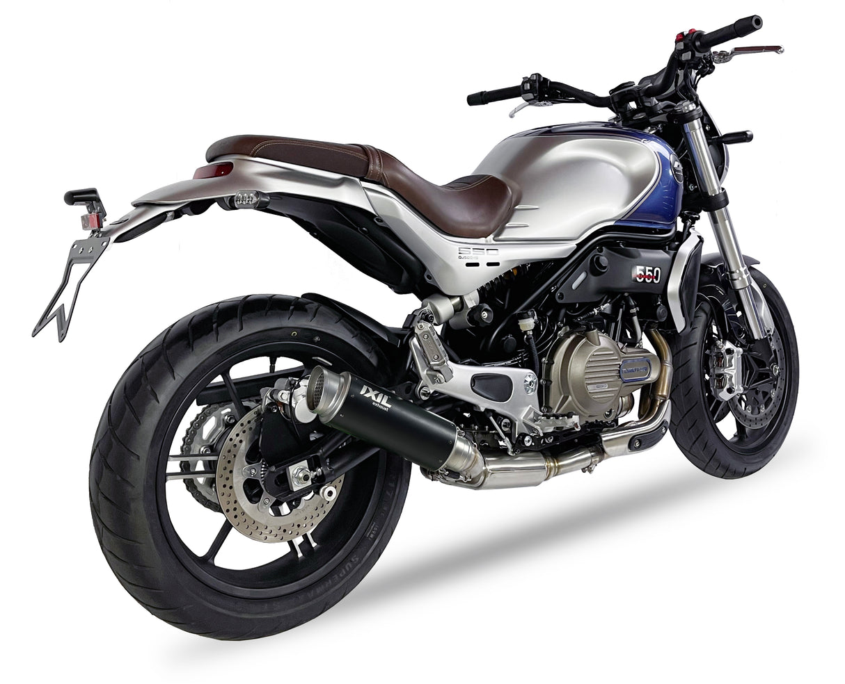 Ixil Sport Xtrem Black Silencer QJ Motor SRV 550 2023-25