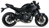 Ixil Sport Xtrem Black Racing Exhaust System on the Yamaha MT-07 2021-2026