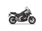 SHAD SH35 panniers with 4P fitting kit Honda NC750X 2021-2025 aluminium look 35 litre motorcycle luggage system_3