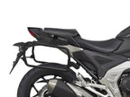 SHAD SH35 panniers with 4P fitting kit Honda NC750X 2021-2025 aluminium look 35 litre motorcycle luggage system_2
