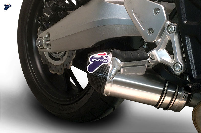 Termignoni 4x1 System Relevance Titanium Silencer - HONDA CB650F 2014-18 - Motorcycle Performance Store 