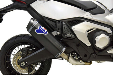 Termignoni Scream black titanium silencer for Honda X-ADV 750 with carbon end cap