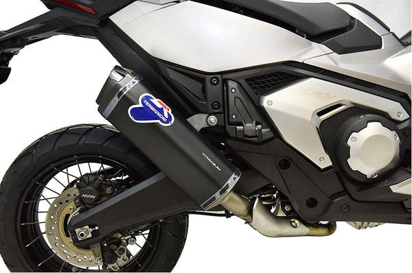 Termignoni Scream black titanium silencer for Honda X-ADV 750 with carbon end cap