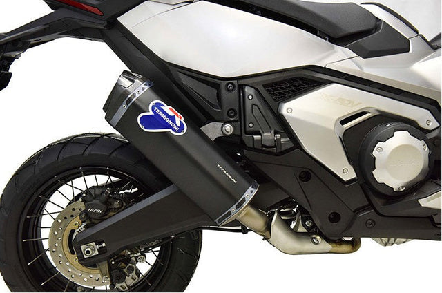 Termignoni Scream black titanium silencer for Honda X-ADV 750 with carbon end cap
