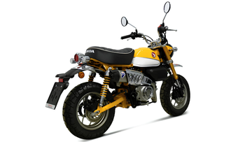 Termignoni Full Exhaust System for the Honda Monkey Bike 125 (2018-24). Available at Motorcycle Performance Store