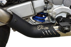 Termignoni Titanium Slip-On Silencer for Honda Africa Twin CRF1100L 2020-2023 with exhaust valve link pipe, fixed dB killer and Honda aluminium pannier compatibility_4